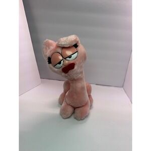 Vintage Garfield Arlene Plush Pink Cat Stuffed Animal Jim Davis Collectible